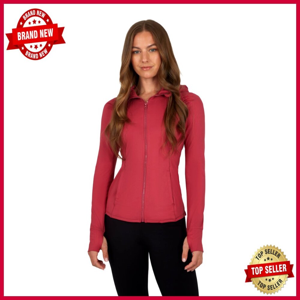 Lightweight Hooded Running Jacket With Pockets For Yoga Workouts